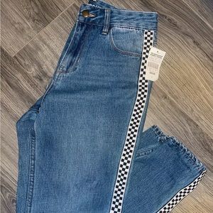 Brand new checkered jeans from zumiez !
